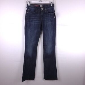 NWT Mavi Molly Bootcut Jeans Size 26 Mid Rise Dark Wash